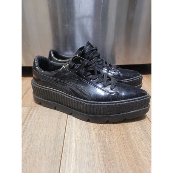 Size 8.5 - PUMA Fenty x Pointy Creeper Patent Black for Women - Picture 1 of 11